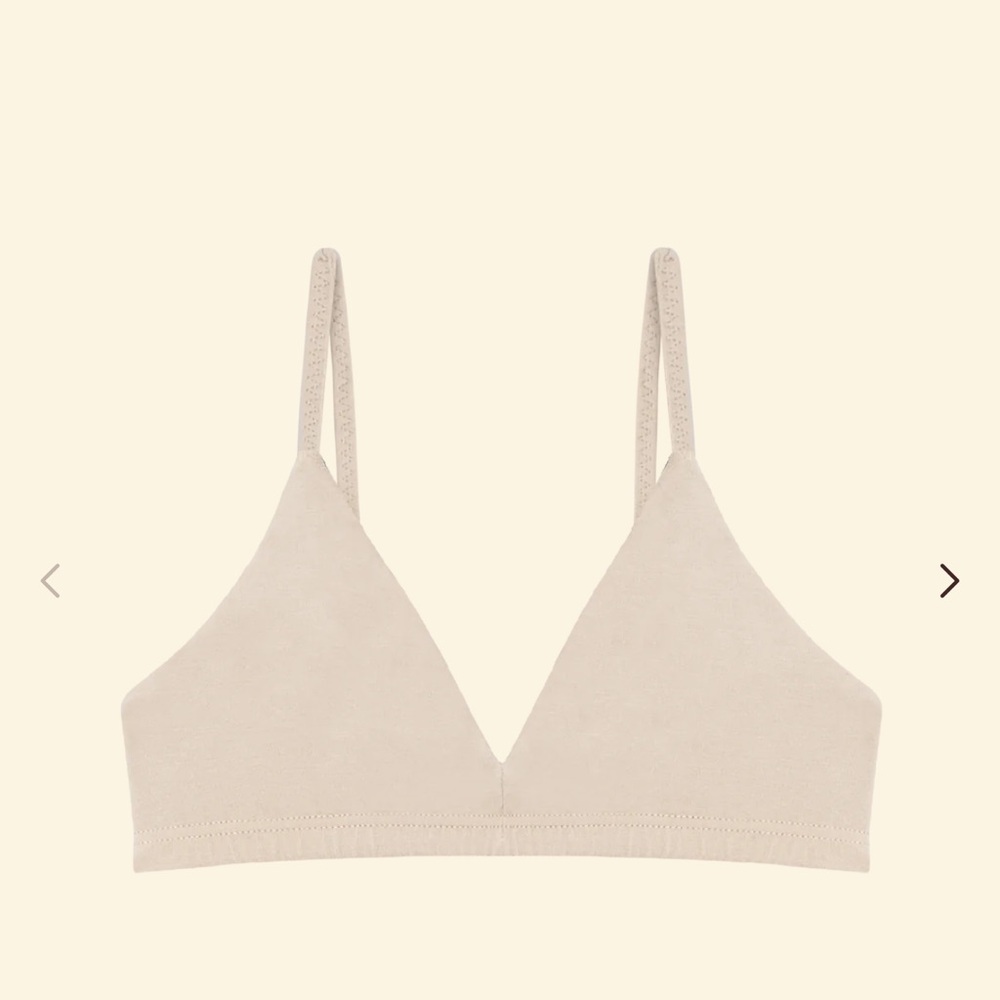 Beige Triangle Bralette